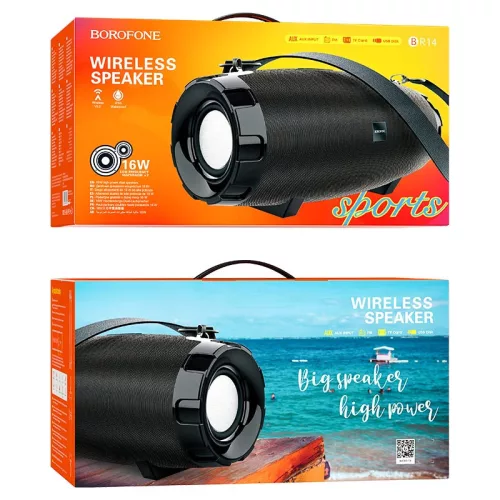 BOROFONE BR14 vezeték nélküli bluetooth hangszóró, vízálló 16 Watt