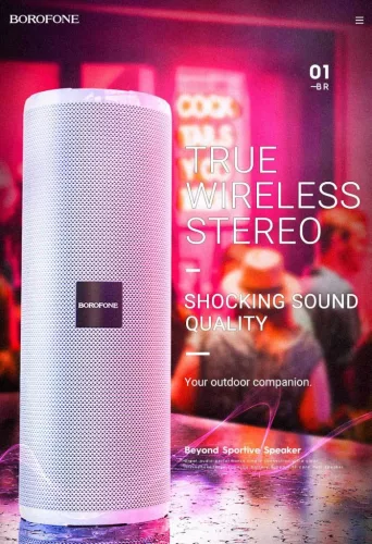 Borofone Beyond BR1 bluetooth hangszóró, fekete