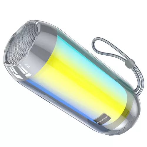 Borofone BR25 Szürke Bluetooth hangszóró, Led világítás