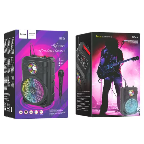 HOCO BS46 Bluetooth party box hangszóró mikrofonnal 10W