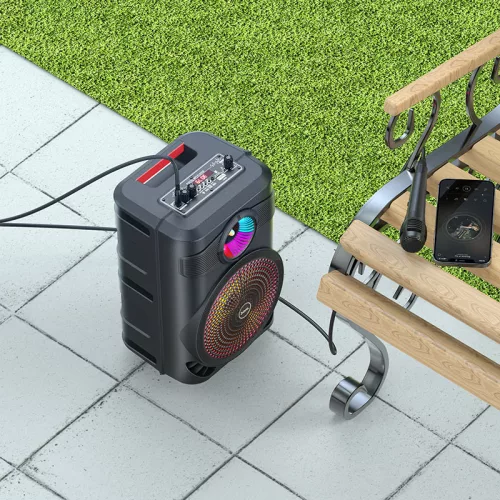 HOCO BS46 Bluetooth party box hangszóró mikrofonnal 10W