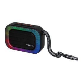   Aiwa BST-130RD stílusos, sokoldalú és IP66 védettségű Bluetooth hangszóró, kiváló hangminőséggel akár 8 órás lejátszással, piros és fekete (BST-130RD)