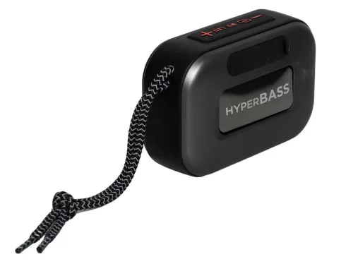 Aiwa BST-130TN stílusos, sokoldalú és IP66 védettségű Bluetooth hangszóró, kiváló hangminőséggel akár 8 órás lejátszással, Titán és fekete szín (BST-130TN)