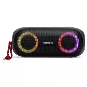   Aiwa BST-650 Hordozható Bluetooth hangszóró Hyper Bass mélyhangokkal (MG) Sötétszürke színben