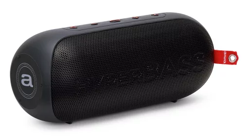 Aiwa BST-650 Hordozható Bluetooth hangszóró Hyper Bass mélyhangokkal (MG) Sötétszürke színben