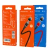 Borofone BU16 USB - Lightning mágneses kábel, 1,2m, 2,4A, piros