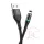 Borofone BU16 USB - Lightning mágneses kábel, 1,2m, 2,4A, fekete