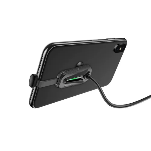 Borofone BU9 Unreal Gamer lightning  töltőkábel 1.20cm, fekete, 1366913