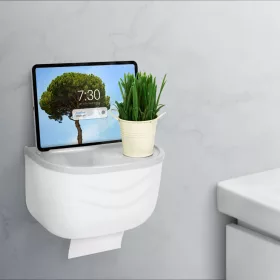   Bewello BW3002 WC-papír tartó szekrény - fehér - 210 x 135 x 135 mm