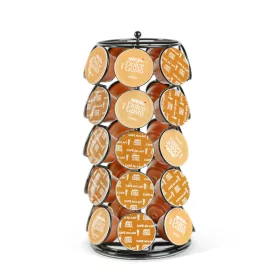   Bewello Fém kávékapszula tartó - 35 db Dolce Gusto kapszulához - 165 x 165 x 320 mm - fekete (BW0997)