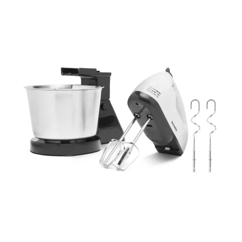 Bewello BW1010 Kézi mixer - keverőtállal - 7 sebességi fokozattal