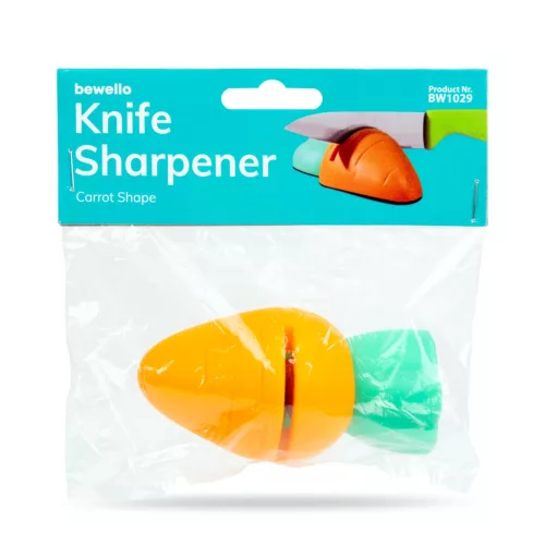 Bewello BW1029 Késélező - répa forma - 9,5 x 4,8 cm