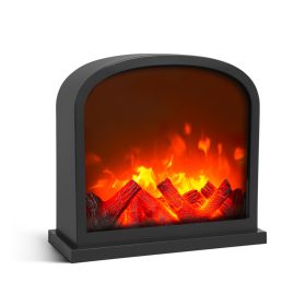   Bewello BW2014 Kandalló LED-es lánghatással - elemes / USB-s - 30 x 13 x 28 cm