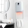 Bewello BW2104 Fali hősugárzó törölközőtartóval - 800/2000W - 240V - fehér