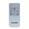 Bewello BW2104 Fali hősugárzó törölközőtartóval - 800/2000W - 240V - fehér