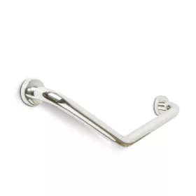   Bewello BW3035A Fürdőszobai kapaszkodó - 45°-ban hajlított - rozsdamentes acél - krómozott - 25 + 25 cm