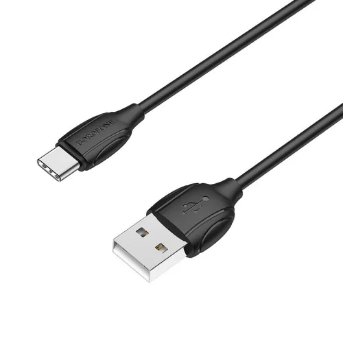 BOROFONE USB töltőkábel type-C 1m BX19 BK