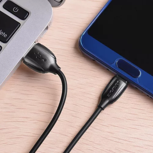 BOROFONE USB töltőkábel type-C 1m BX19 BK