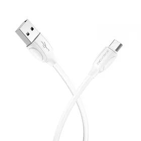   Borofone Bx19 100 cm-es micro usb töltőkábel fehér 1375734