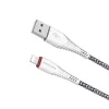 Borofone BX25W 100cm-es micro usb felxibilis textil kábel 1318774
