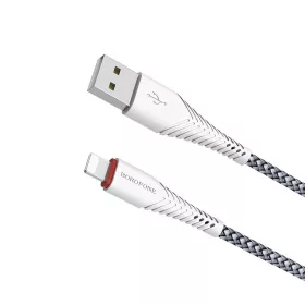   Borofone BX25W 100cm-es micro usb felxibilis textil kábel 1318774
