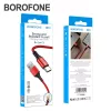 Borofone BX54 100 cm-es textil bevonatú usb-c kábel 1375735