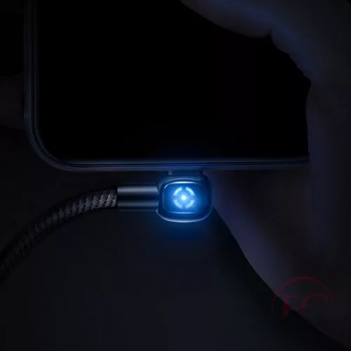 Mcdodo kábel Woodpecker USB - USB-C 1.0 m fekete CA-5920 automatikus kikapcsolás