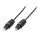 Logilink Audiokábel, Toslink/M - Toslink/M, PMMA vezeték, fekete, 0,5 m (CA1005)