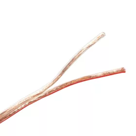   Logilink Hangszóró beépítő kábel, 2x 2,5 mm2, átlátszó, 10 m (CA1083)