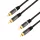 Logilink Audiokábel, 2x RCA/M - 2x RCA/M, fém, 1 m (CA1202)