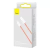 Baseus CALD000407 Dynamic Series USB-A apa 2.0 - Lightning apa Adat és töltőkábel - Narancssárga (1m)