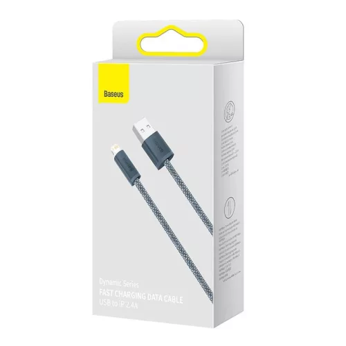 Baseus Dynamic Series USB - Lightning kábel 1m szürke (CALD000416)