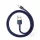 Baseus Cafule CALKLF-CV3 USB Lightning adat- és töltőkábel, 1.5A, 2m, sötétkék-a