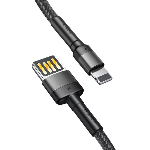 Baseus Cafule (Special) lightning kábel 1m 2.4A – fekete (CALKLF-GG1)