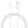 Baseus Lightning Superior Series kábel, Gyors töltés, Adatkábel 2.4A, 1.5m, fehé
