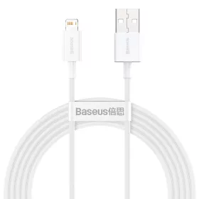   Baseus Superior USB - Lightning kábel 2 m 2,4A fehér (CALYS-C02)