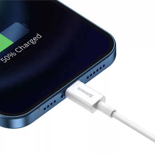 Baseus Superior USB - Lightning kábel 2 m 2,4A fehér (CALYS-C02)