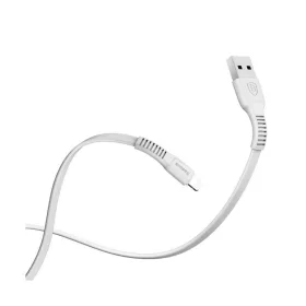  Baseus Lightning kábel, Tough series, törésálló, 2A, 1m, fehér (CALZY-B02)