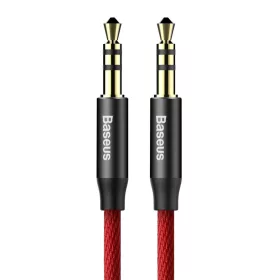   Baseus Yiven audio kábel mini jack 3,5 mm AUX 1m, piros (CAM30-B91)