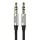 Baseus Yiven audio kábel mini jack 3,5 mm AUX, 1m, fekete/ezüst (CAM30-BS1)