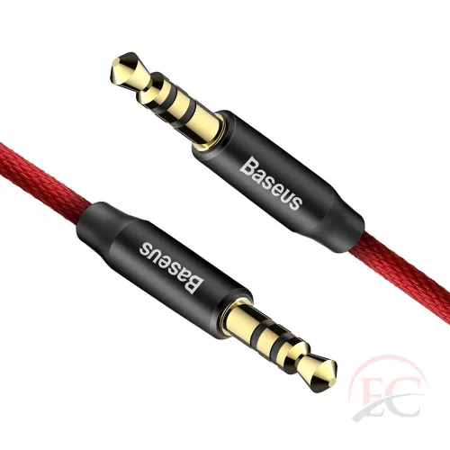 Baseus Yiven audio kábel mini jack 3,5 mm AUX 1.5m, piros (CAM30-C91)