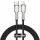 Baseus Cafule Metal Type-C/Lightning kábel, 20W, 25cm, PD - CATLJK-01, Fekete