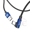 Baseus CATMVP-A03 kábel USB 2.0 M - CM típusú USB, 1 m, 2A, kék szín