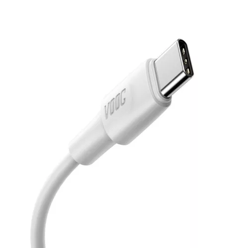 Baseus CATSW-G02 USB/USB-C adat- és töltőkábel, VOOC Quick Charge 3.0 gyorstöltés, 5A, 2m, fehér