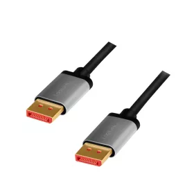   Logilink DisplayPort kábel, DP/M-DP/M, 8K/60 Hz, alu, 2 m (CDA0105)