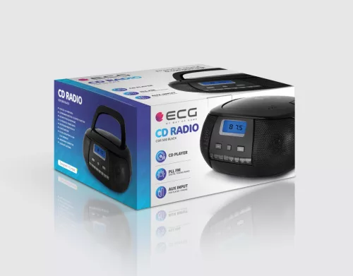 ECG CDR-500BK Hordozható rádió CD lejátszóval
