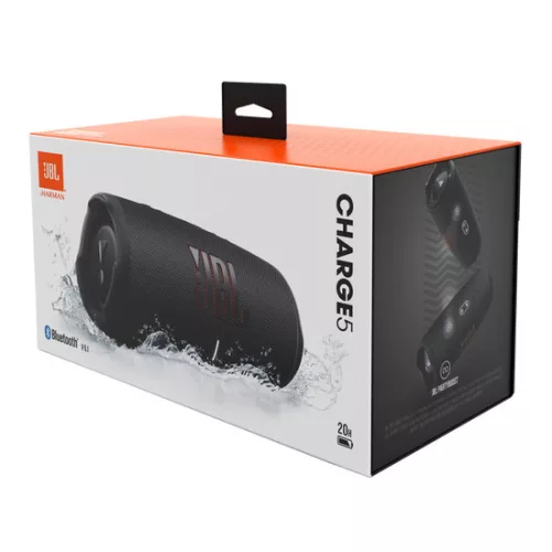 JBL Charge 5 hordozható bluetooth hangszóró, fekete