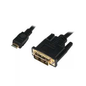 LOGILINK Mini-HDMI apa   DVI-D kábel apa, 2.0 m (CHM004)