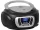 Trevi CMP 510 DAB Hordozható Sztereó Boombox CD-lejátszó, DAB/DAB+, FM rádióval, AUX és USB bemenettel, fekete szín