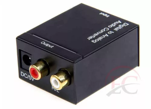 Well D/A konverter digitális analóg átalakító 1koax vagy optikai Toslink SPDIF